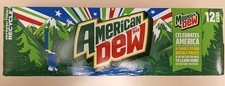 MOUNTAIN DEW AMERICAN DEW CELEBRATES AMERICA 12 CANS COLLECTIBLE MEMORABILIA
