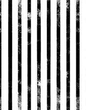 Dear Stella Fabric Cotton Black White Weathered Stripe FQ HY BTY By the Yard