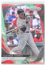 2020 Panini Baseball Prizm Gleyber Torres Cosmic Haze #100 New York Yankees