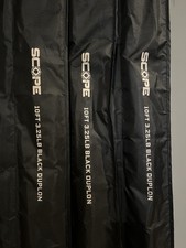 3x Nash Scope 10ft 3.25lb Duplon Carp Rods. Used, Excellent Condition