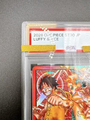 PSA 10 Luffy Ace ST30-001 L Start Deck EX ONE PIECE Card Japanese