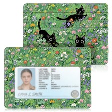 RFID Blocking Wallet for Men Women Credit Card Holder Card Case with ID Window
