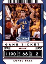 2020-21 Contenders Draft Picks Variations Game Ticket Red 46 Lonzo Ball BSK