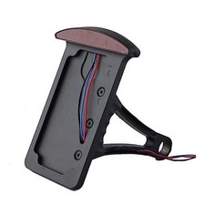 Mounted LED Brake License Plate Holder Compatible With Black- License Plate