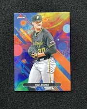 2025 Topps Finest Common Oil Spill #50 Paul Skenes Pittsburgh Pirates QI95