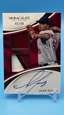 2017 Panini Immaculate Signature Rookie 49/99 Alex Reyes #SPR-AR  Auto Cardinals