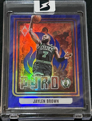  23-24 Panini Phoenix Pyro Jaylen Brown #20 Insert Boston Celtics   /25 NBA