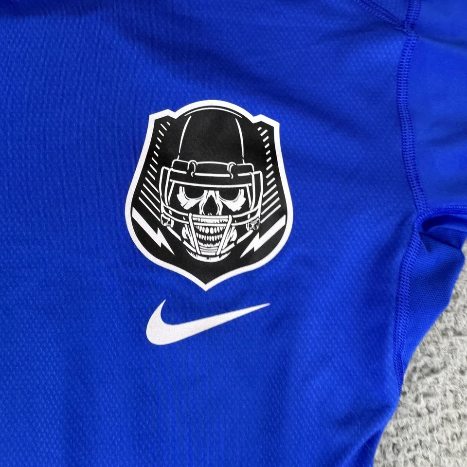 Nike Pro Combat Hypercool Compression Shirt Large Skull Football Dri-FIT Mens - Image 3 of 4