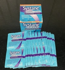 Systane Lid Wipes. Sterile. For Eyelid And Lash Area. 32 Individually Wrapped