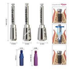 Dental Implant ET Bone Profiler with Guide Screw Mini Regular fit OSSTEM Hiossen