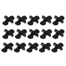 15Pcs Durable Fish Tank Suction Cup Black Glass Divider for Aquarium