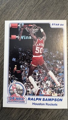 1984 Star RALPH SAMPSON #8 NBA All-Star Game NM