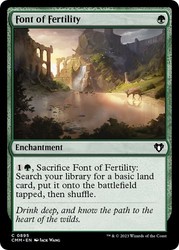 Font of Fertility 895/1455 Commander Masters