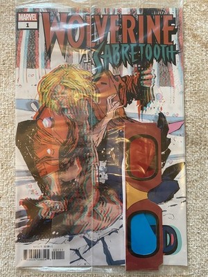 WOLVERINE vs SABRETOOTH 3-D #1 Marvel Comics Factory Sealed Mint with Glasses 