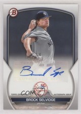 2023 Bowman Paper Prospect Auto Brock Selvidge #PPA-BS Auto 0zi1