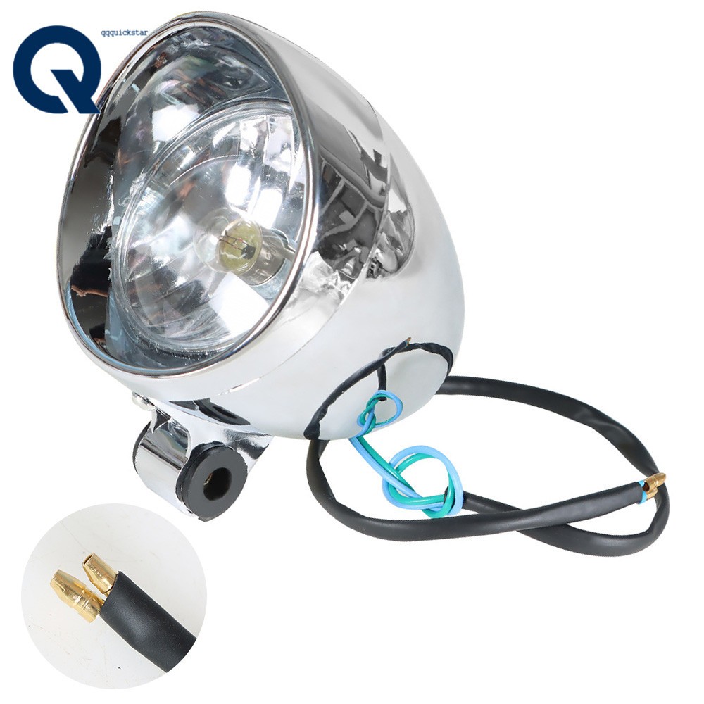 LABLT Chrome Passing Driving Spot Fog Lamp Turn Signal Light For Motorcycle