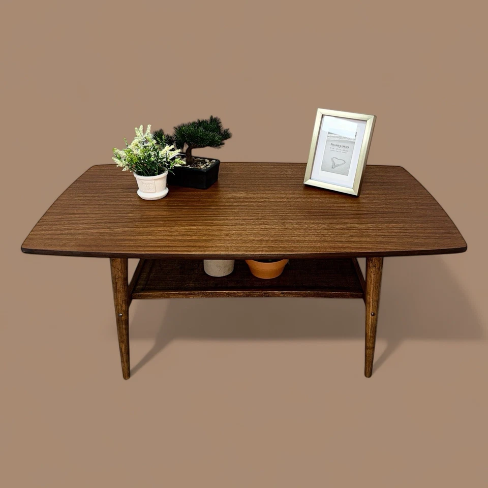 Mesa de centro danesa Mid-Century de teca Foto 3 de 4