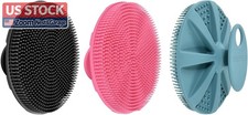 US Stock INNERNEED 3 Pack Silicone Shower Brush Body Scrubber Gentle Exfoliate