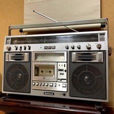 National RX-5600 The Disco Stereo Boombox Radio Cassette 10W Serviced Japan