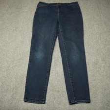Chico's The Platinum Jegging Women's Dark Wash Size 2 Stretch Denim US Size 12