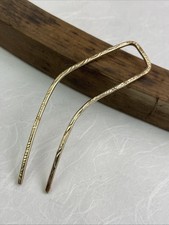 Metal Hair Stick, Pin, Solid Brass, Artist Made