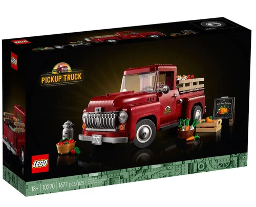 LEGO City Cargo Pickup Truck 10290 Vintage Farm Display Set 1677pcs – Sealed