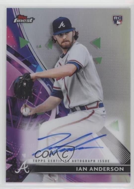 2021 Topps Finest Finest Auto Ian Anderson #FA-IA Auto uk2