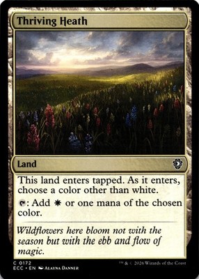 MTG Thriving Heath NON FOIL NM C 172 Commander: Lorwyn Eclipsed