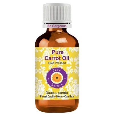 Deve Herbes Pure Carrot Oil, Daucus Carota For Skin & Hair 30ml