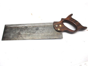Vintage Backsaw, 11 TPI, 14" Long Blade, USA