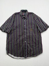 Chaps Ralph Lauren Multicolor Striped Dress Shirt Size Large Men’s