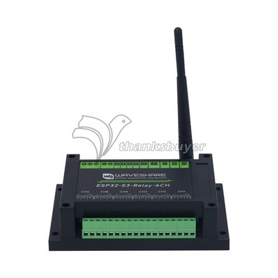 Waveshare ESP32-S3 6-Channel WiFi Relay Industrial Isolated Main Control Board