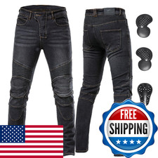 Formtrider Mens Protective Motorcycle Jeans Ce Armorelastic Denim Riding Pants
