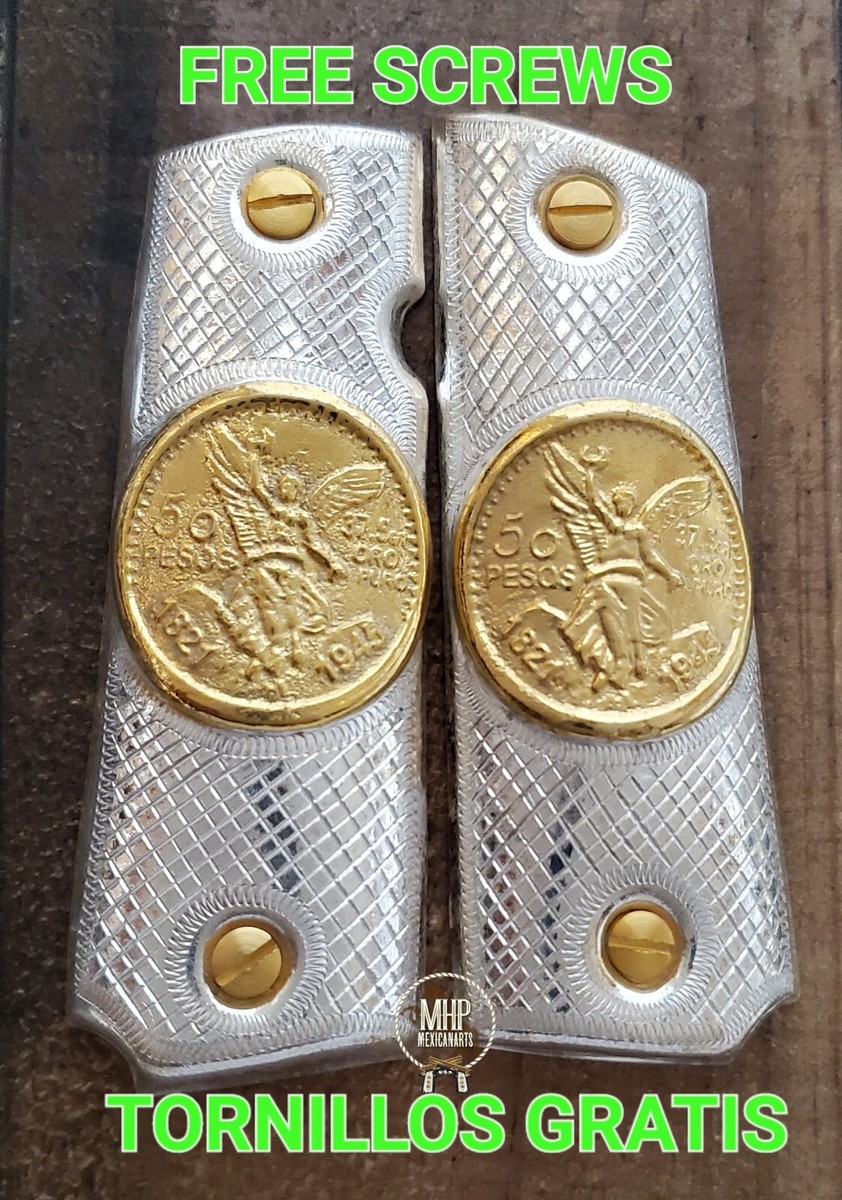 centenario cachas real narcos mexico style 1911 gun pistol grips