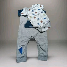 Baby Star Wars Bodysuit & Romper 2pc Set 6-9M Threads Let the Snacks Be with you