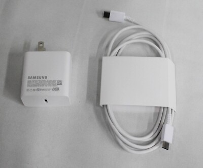 New Original Samsung EP-TA865&USB-C Cable Charger Galaxy Book Pro NP950XDB-KC2US
