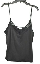 In Bloom By Jonquil Womens Lace Trim Cami Shorts Pajama 2 Piece Set V Neck L 50