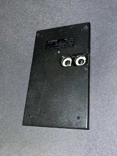1980s vintage CASIO MG-880 music & Invader game calculator Rare ( Read ) - Picture 4 of 5