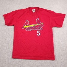 St. Louis Cardinals Albert Pujols Shirt Youth Size XL Majestic Red T Shirt MLB