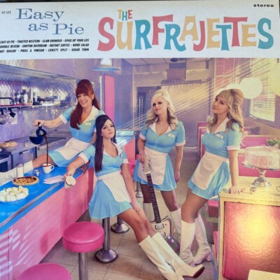 THE SURFRAJETTES EASY AS PIE  INDIE RECORD STORE KEY LIME COLORED VINYL NEW LP