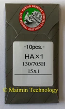 10 ORGAN FLAT SHANK 15X1 HOME SEWING NEEDLES HAX130/705 FOR BROTHER SINGER OTHER