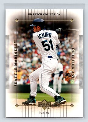 Ichiro Suzuki 2003 UD Patch Collection #100 Seattle Mariners 1Z | eBay