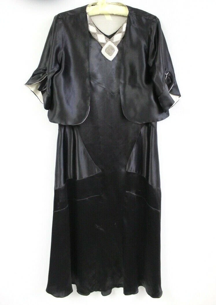 Satin 1920s dress cheap
