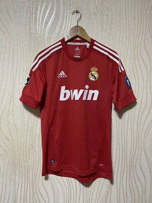 REAL MADRID 2011 2012 THIRD SHIRT JERSEY ADIDAS V13597 sz S RED