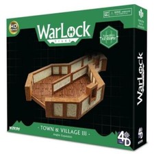 Warlock Tiles TOWN  VILLAGE III CURVES EXPANSION 16519 Wizkids