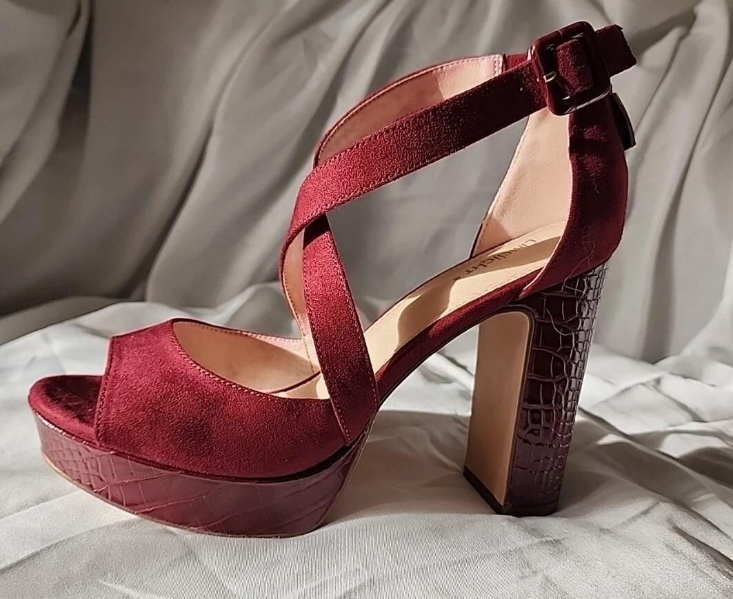 Wine hotsell block heels