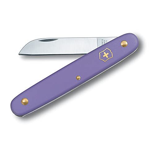 Victorinox, coltellino da fiori con lama dritta in acciaio inox, universale, con