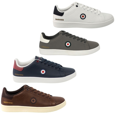 Lambretta Herren Flipper 2 Schnürung Niedrig Rise Turnschuhe Turnschuhe Schuhe