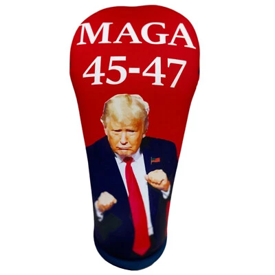 Trump Dance MAGA 45-47 Driver Large 460CC Golf Club Head Cover American Made!!!