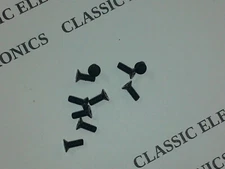 Lot of Astatic D-104 Base Plate Screws Phillips Black Oxide Flat Head Tapered